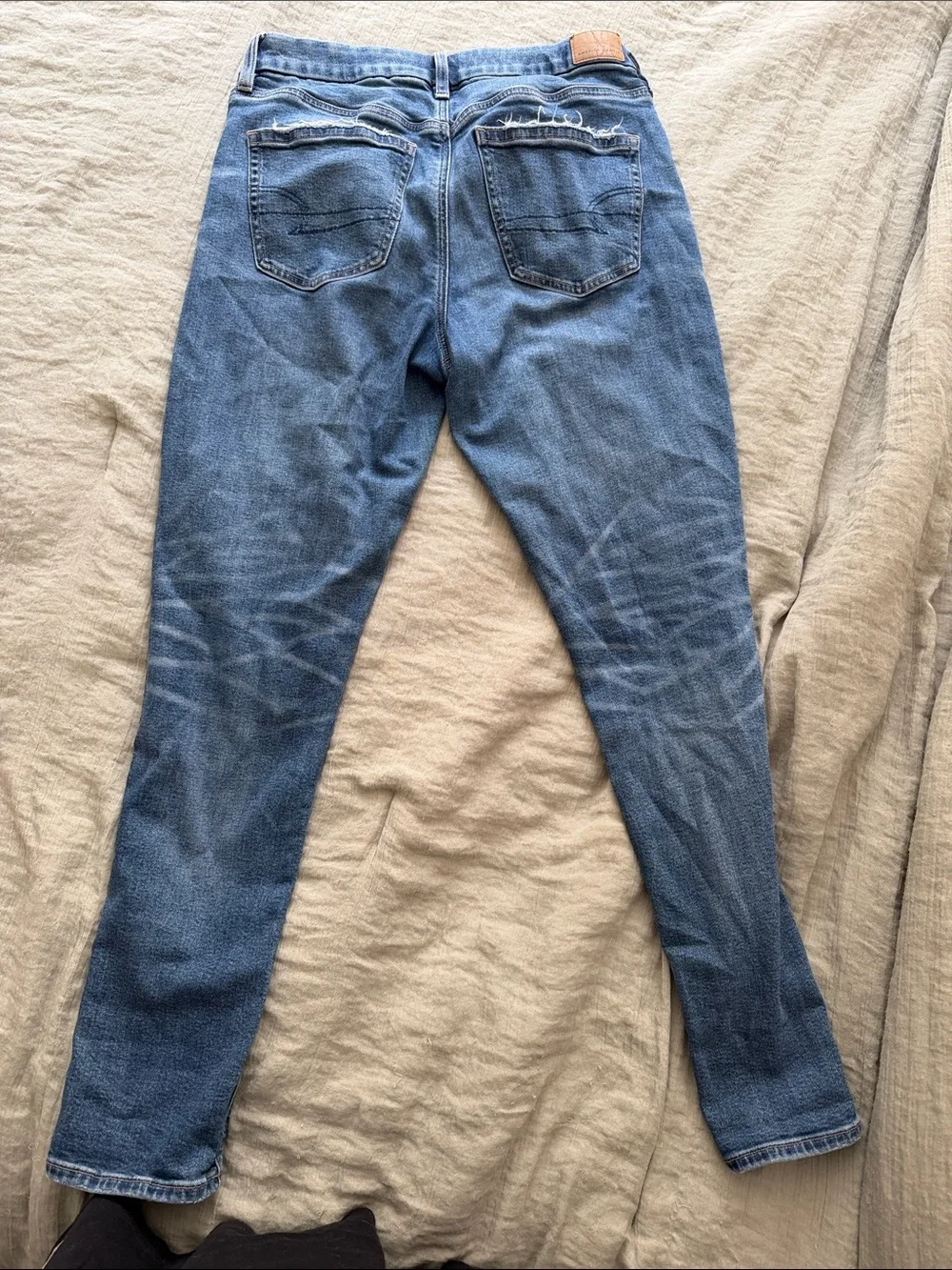 American Eagle Outfitters Medium Blue 90s Skinny Jeans - Picture 2 of 4